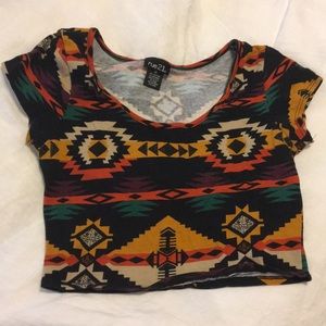 Rue21 tribal crop top
